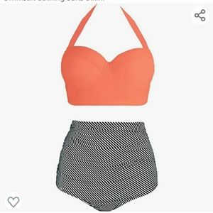 Vintage Two Piece Highwaisted Bikini 3XL